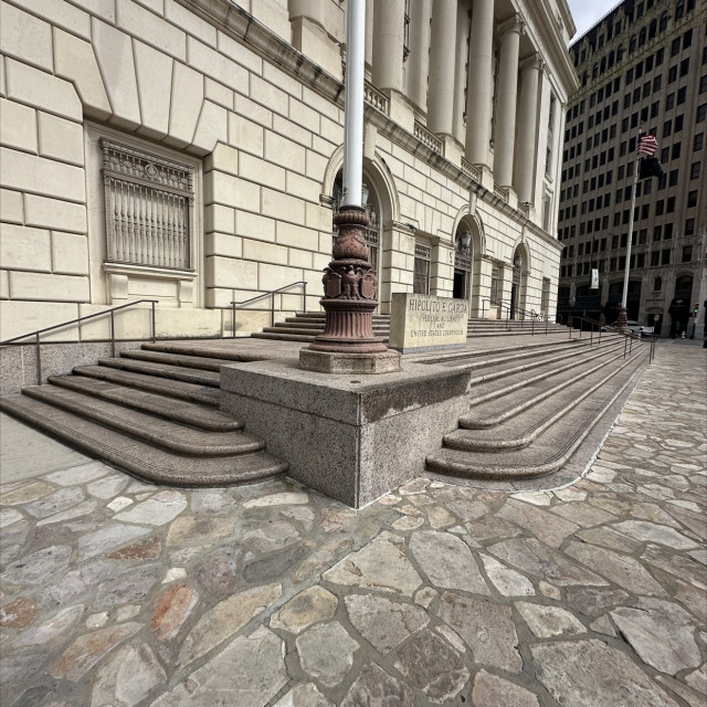 US post office ledge/set