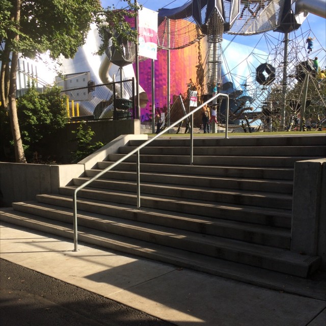 Seattle EMP Stair Rail 