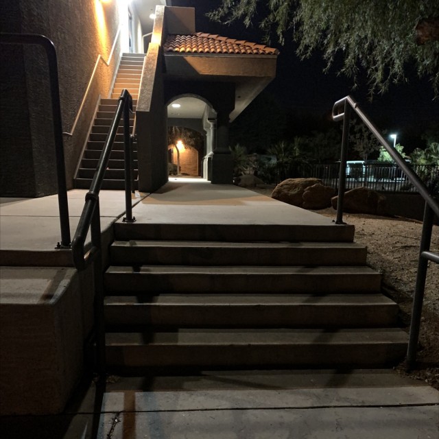 5 stair, 3 stair, ledge, weird long 5 stair and some more weird stuff 