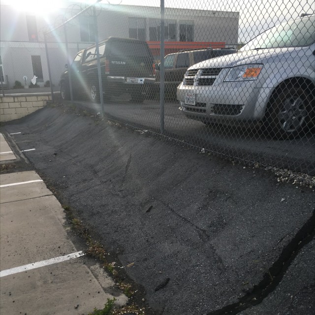Bank to fence