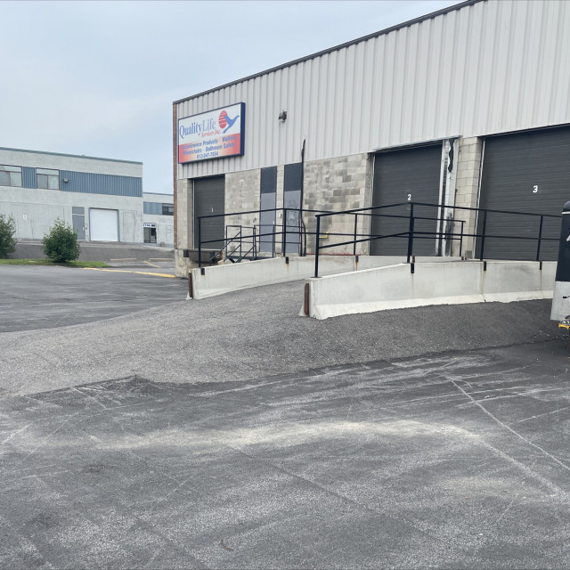 Massive flat carpark/loading dock