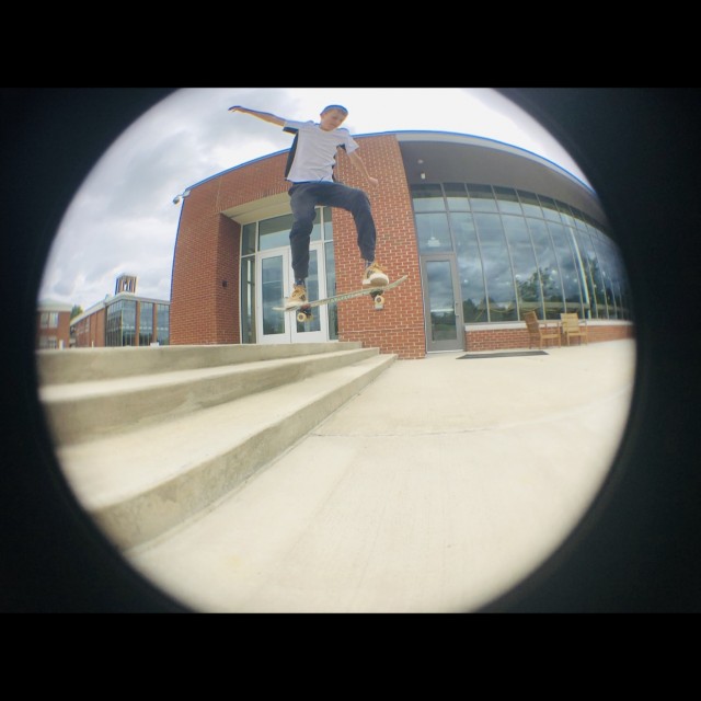 Columbus Academy 3 stair skate plaza