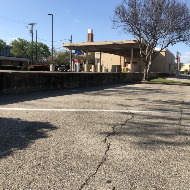 Bank of America to Chase Bank back parking lot