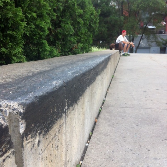 Bus terminal ledges 