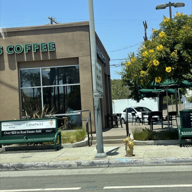 2 stair next to Starbucks 